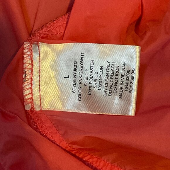 CI SONO Water Proof Lightweight Jacket Hooded Windbreaker Womens‎ Size Large - Picture 4 of 7